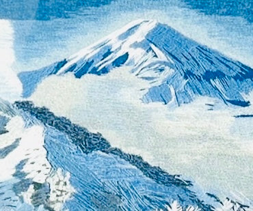 雪山 | Snowy Mountain (Hand Embroidery Art)